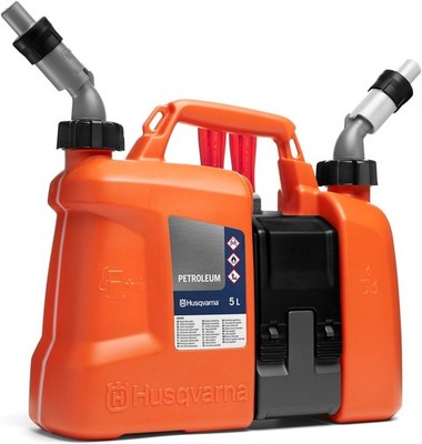 Husqvarna Poly Container CombiCan 5 5L Mixed Gasoline Tank / 2.5L Chain Oil Tank