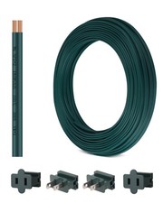18 Gauge SPT-2 Wire 50FT, UL Listed 18 AWG 2 Conductor Zip Cord Hookup  Stra...