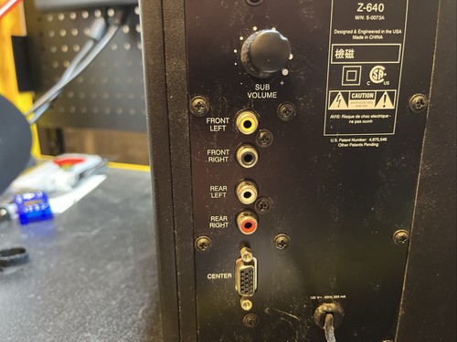 Sistema de sonido Logitech Z-640 5.1 - Imagen 5 de 9