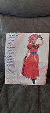 Scarlett adult, red dress fancy dress costume
