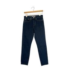 NEW Levis Wedgie Jeans Dark Wash High Rise Tapered Leg Denim Womens Size 27
