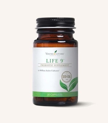 New Young Living Life 9 Nine Probiotic Supplement 30 Capsules Factory Sealed