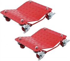 2Pack Wheel Dolly Heavy-Duty Car Tire Stake Vehicle Moving Car Dolly 3000 lbs