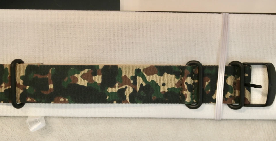 NIB Todd Snyder TIMEX camouflage 10 5/8" WATCH BAND mens womens unisex +BOX new Foto 3 de 4