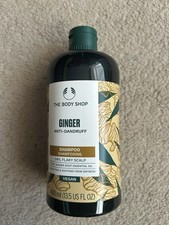 The Body Shop Ginger Anti-Dandruff Shampoo, 400ml, Vegan, Dry Flaky Scalp Care