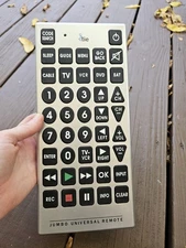 Universal Bow Tie Jumbo Mega Huge Oversized Remote Control for TV