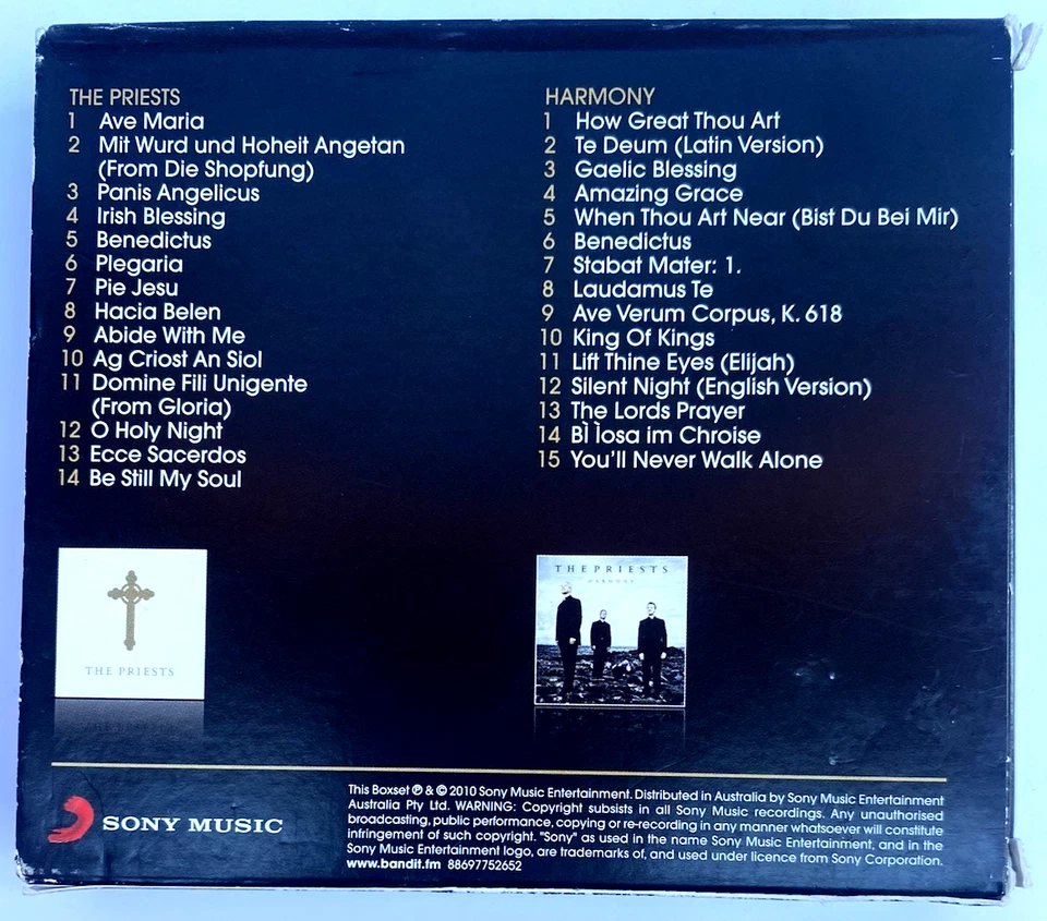 The Priests 2 Album Cd box Set the priest & harmony cd 2010 very good condition - Изображение 2 из 4
