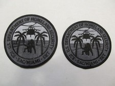 Florida Miami Home Security Special Response Team Patch Set Diff Sizes