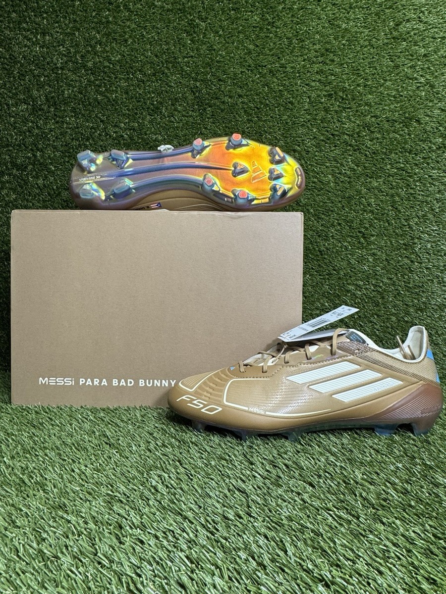 Adidas F50 Messi x Bad Bunny Elite Fg Cleats - Cardboard/Cream