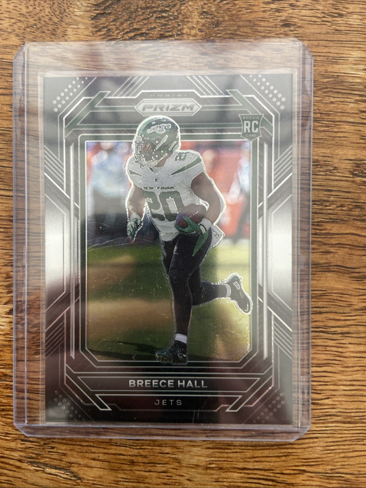 2022 Panini Chronicles Football Breece Hall Prizm Black Jets Rookie RC