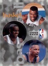 1997-98 Upper Deck Italian Stickers #118 David Robinson 195 A Mason 214 C Mills
