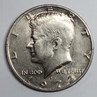 1972 D Kennedy Half Dollar / No / Very Faint FG-Error
