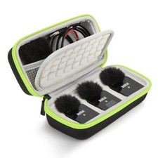 Wireless Go 2 Hard Carring Case - Professional Flocking Mic Case with Rode Wi...
