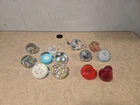 New ListingVintage glass paperweight lot Murano, Lefton, Others