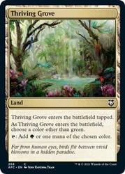 Thriving Grove #268/359 Commander: Adventures in the Forgotten Realms Common