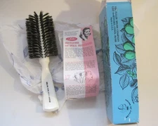 NEW Vintage Fuller Hair Brush Crescent Bristlecomb Deluxe Boar Bristle 525