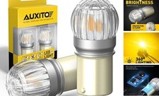 Upgraded 1157 LED Bulbs Turn Signal Light, Super Bright 1157/2357 Amber Yellow