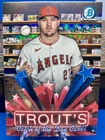 2025 Mike Trout Bowman Chrome Trout’s Catch of the Day Cards #HS-6 Angels