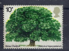 1974 TREES 10p PRINTING ERROR