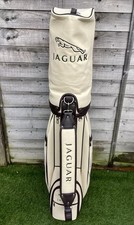 Vintage Jaguar Golf Turnierwagen/Tragetasche/creme & braun/sehr selten