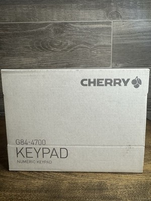 Cherry G84-4700 Programmable Numeric Keypad USB New In Box 10 Key ML Switches