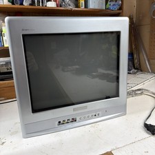 Magnavox 14" Stereo Color CRT TV Retro Gaming Front AV - 14MS2331 - TESTED