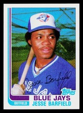 1982 Topps Traded - Jesse Barfield #2T RF Rookie Baseball Card Toronto Blue Jays. rookie card picture