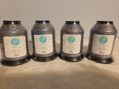 Grace Finesse Quilting Thread - Florance. Brand Neew 4 Spools/ 3 Ply