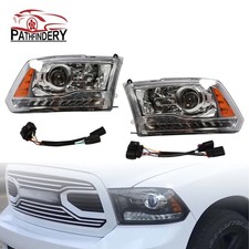 For 2009-2018 Dodge Ram 1500 2500 3500 Projector Upgrade Led Drl Headlights