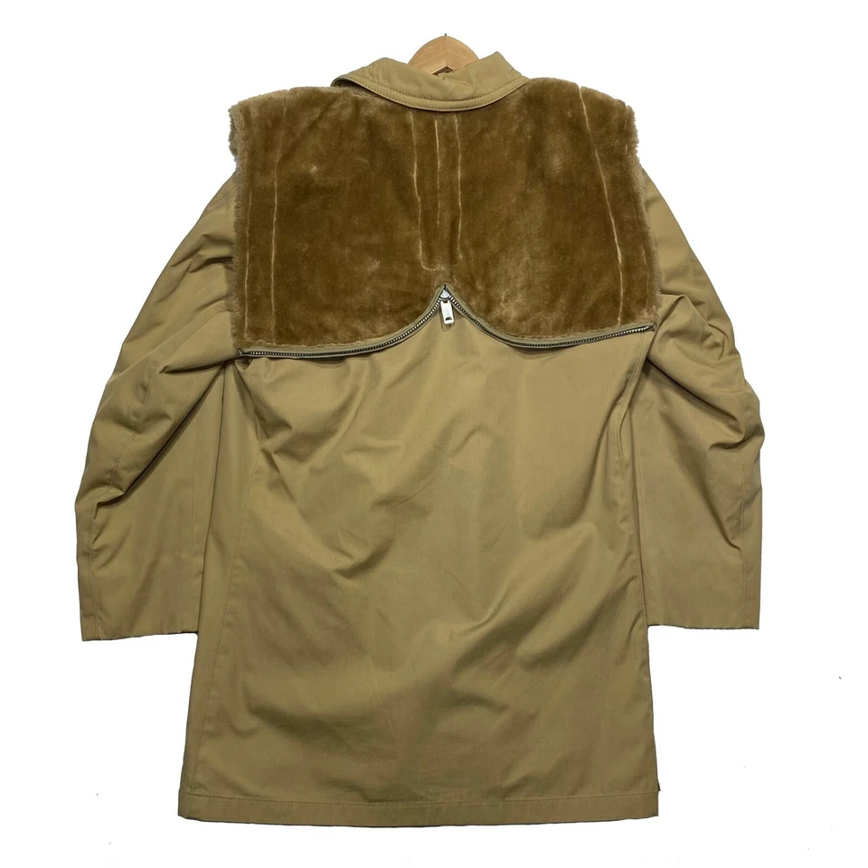 Abrigo Chaqueta con Capucha Caqui Vintage Años 70 Para Hombre Mighty Mac Out O' Gloucester Talla 42R Foto 3 de 4