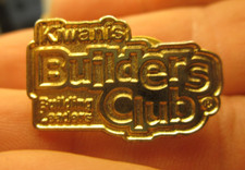 Kiwanis Builders Club Gold Tone Lapel Pin Building Leaders