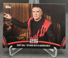 2018 Topps WWE Then Now Forever #RAW-50 Scott Hall wrestling card