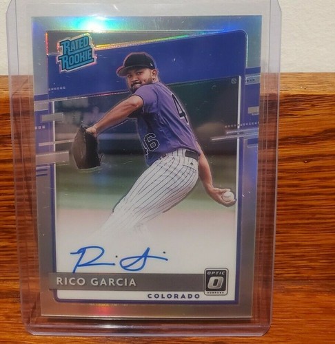 2020 Donruss Optic - Rico Garcia RC Auto - Silver Holo Prizm - ROCKIES RC