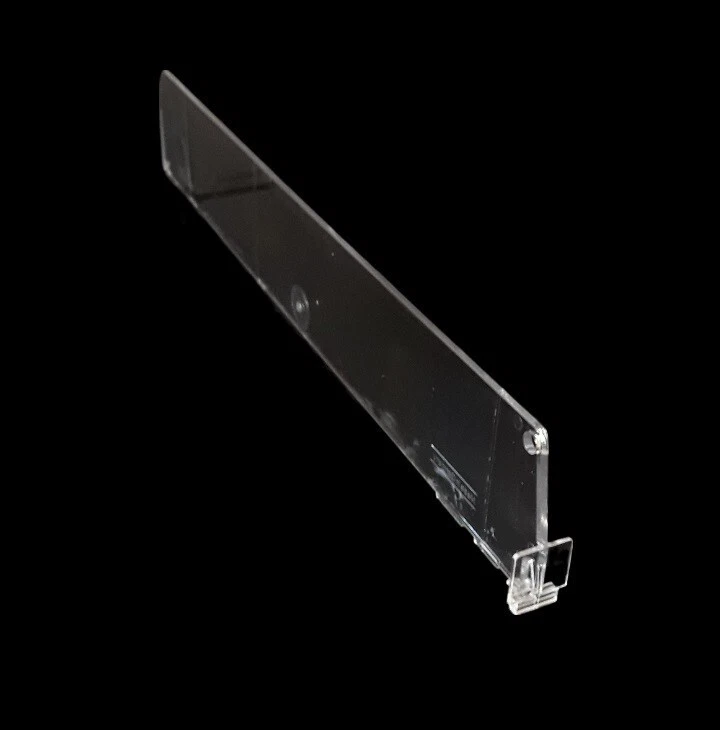 POS TUNING NEU POS Fachteiler Trenner Warentrenner 380mm Zigarettenregal Regal Glasböden