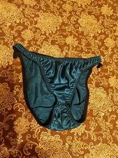 VTG Satin Bikini Panties Size Medium