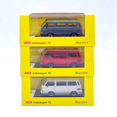Miniature Volkswagen T3 A 1/18 Norev Multivan Whitestar Blanche 1990 - Voiture-m