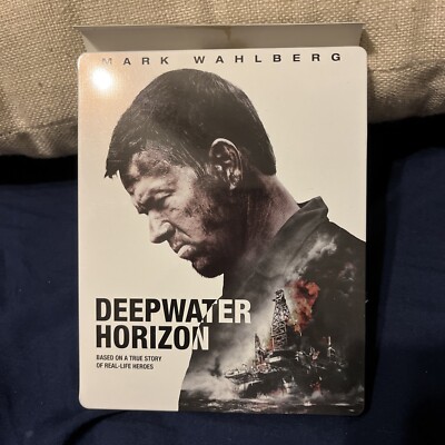 Deepwater Horizon (Blu-ray+Dvd+Digital HD, Steelbook, 2016) Mark Wahlberg Limi