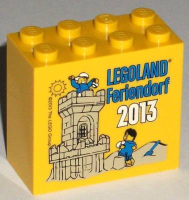 LEGO LEGOLAND Sammelstein Sonderstein Feriendorf 2013 Burg Castle Ritterburg