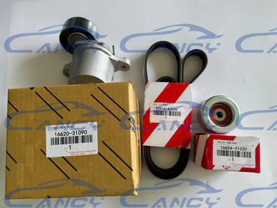 New Drive Belt Tensioner and Pulley Kit for Toyota Highlander Camry 3.5L