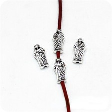12.5 6mm Alloy Charm Pendant religious DIY Jewelry Crafts 1.7MM Hole 100pcs
