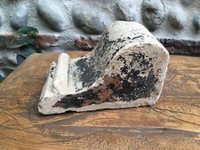 Very Pretty Sculpture Stone Carved Element Architecture Xixth Trace Polychrome