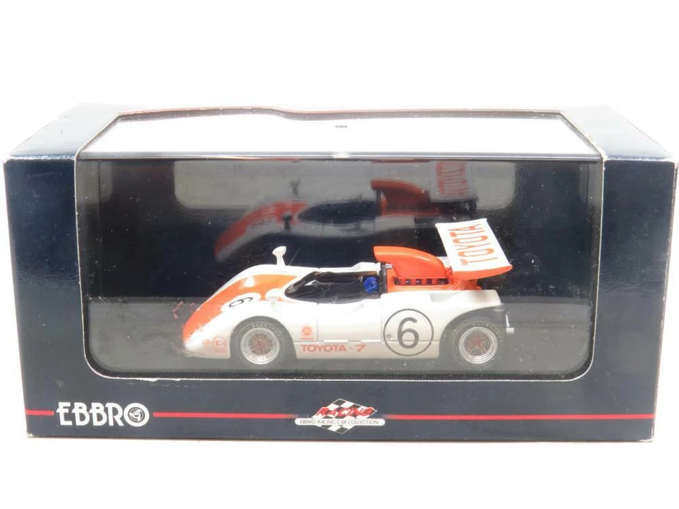 EBBRO Pressofuso Modelli 711 Toyota 7 Giappone Lattina Am 1969 No6 1 43 Scala IN - Immagine 2 di 4
