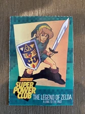 Nintendo Power Super Power Club Card #7 Legend Zelda Link Past
