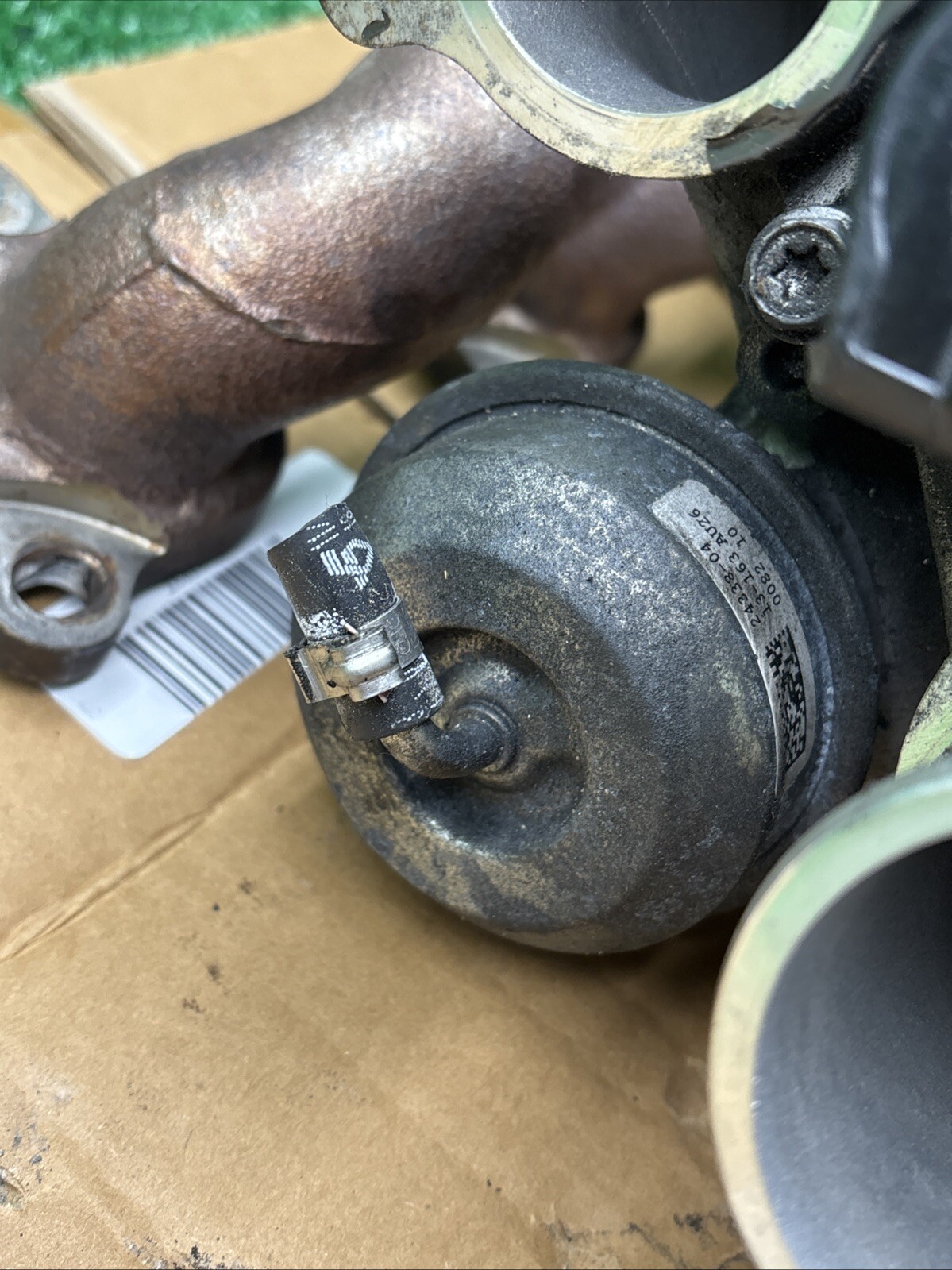 14-20 Maserati Ghibli Quattroporte Levante Left  Turbocharger Manifold Assy OEM