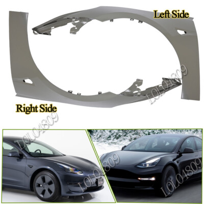Fender For 2017 2018 2019 20 21-23 Tesla Model 3 Front Driver+Passenger Side