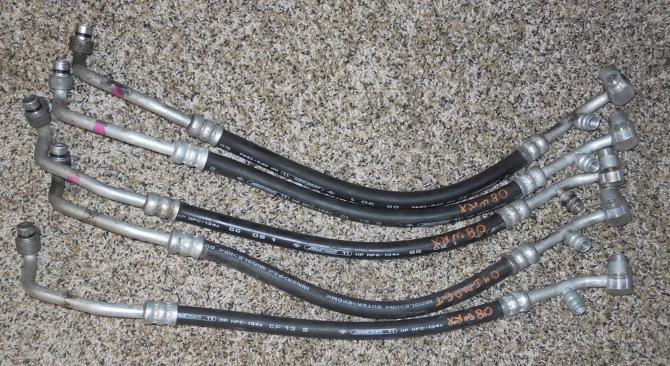 Conjunto de manguera de aire acondicionado Subaru Forester Impreza 2008-14 alta presión P/N 73424Fg000 Foto 4 de 4