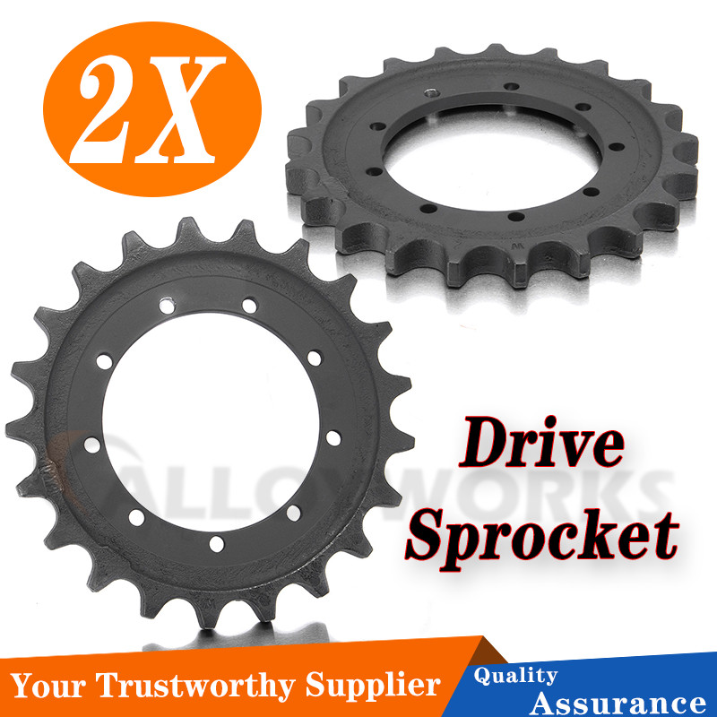 2x Drive Sprocket For Kubota KX033-4,KX71-3,KX71-3S,KX91-3