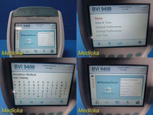 Verathon BVI9400 Bladder Scanner Console Ref 0570-0190 W/O Accessories ~ 36392 - Picture 2 of 16