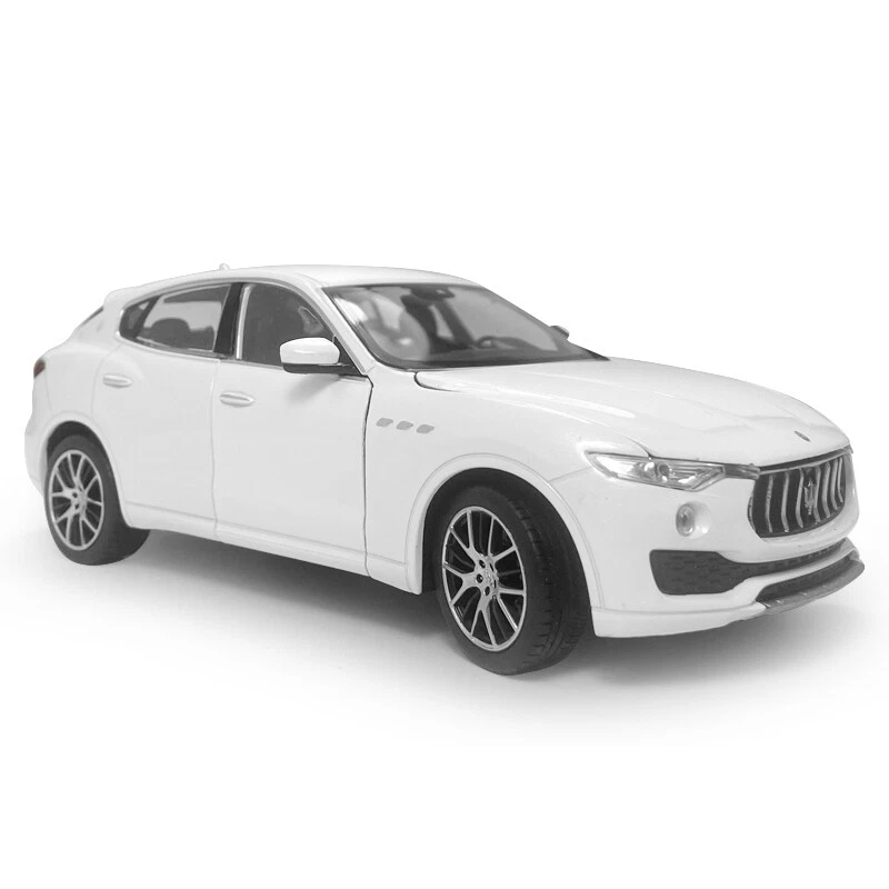 1/24 Maserati Levante Modelo Coche Diecast Vehículo Coleccionable Niños Juguetes Niños Blanco Foto 4 de 4