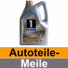 Mobil 1 NEW LIFE 0W-40 Motoröl 5 Liter VW 502.00 503.01 505.00 Saab Fiat 5L